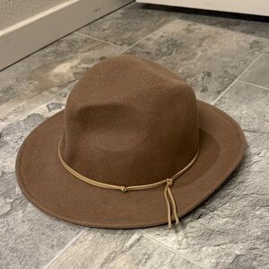 Classic Brown Fedora Hat